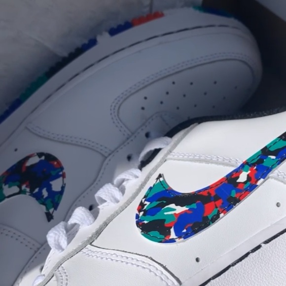 air force 1 melted crayon grade school